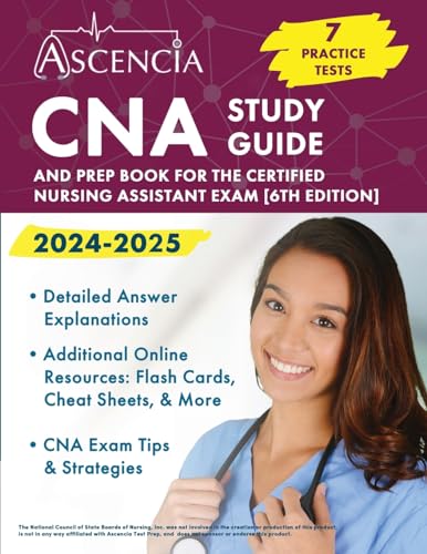 Immagine dell'editore per CNA Study Guide 2024-2025: 7 Practice Tests and Prep Book for the Certified Nursing Assistant Exam [6th Edition] venduto da ThriftBooks-Atlanta
