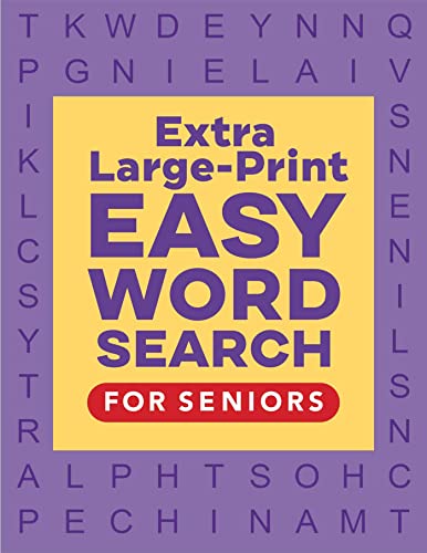 Beispielbild fr Extra Large-Print Easy Word Search for Seniors zum Verkauf von Books-FYI, Inc.