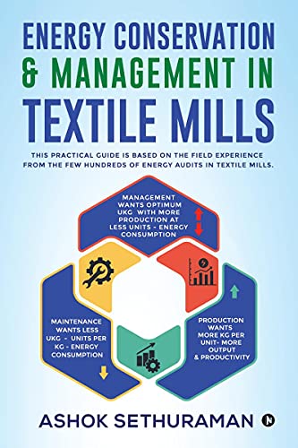 Imagen de archivo de ENERGY CONSERVATION & MANAGEMENT in TEXTILE MILLS: THIS PRACTICAL GUIDE IS BASED ON THE FIELD EXPERIENCE FROM THE FEW HUNDREDS OF ENERGY AUDITS IN TEXTILE MILLS. a la venta por Books Unplugged