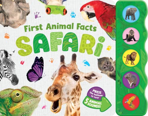 Beispielbild fr First Animal Facts: Safari-5 Button Animal Sounds Book zum Verkauf von Better World Books