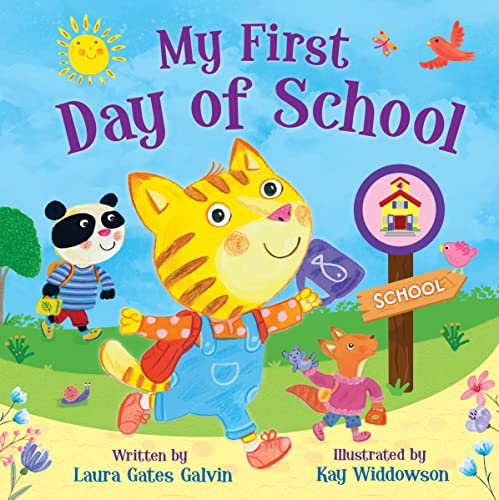 Imagen de archivo de My First Day of School Story-time Rhyming Board Book for Toddlers, Ages 0-4 - Part of the Tender Moments Series - A Fun Rhyming Story for First Day of Preschool a la venta por Zoom Books Company