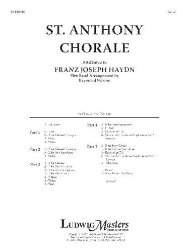 Beispielbild fr St. Anthony Chorale: Flex Band, Conductor Score zum Verkauf von Revaluation Books
