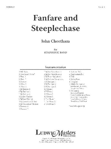 9781638879367: Fanfare and Steeplechase: Condensed Score (Master Band Series)