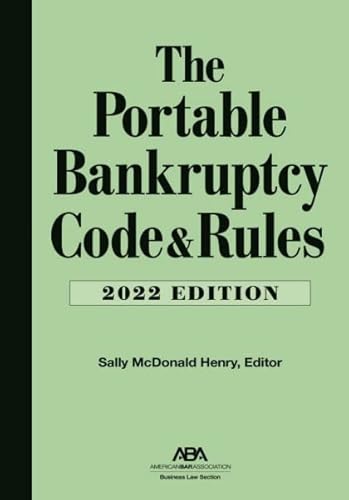 Stock image for The Portable Bankruptcy Code & Rules 2022 Edition for sale by BarristerBooks