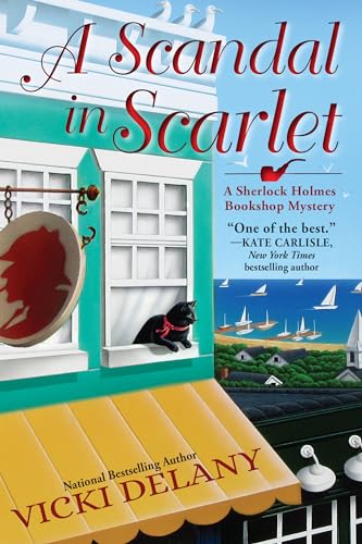 Beispielbild fr A Scandal in Scarlet (A Sherlock Holmes Bookshop Mystery) zum Verkauf von PlumCircle