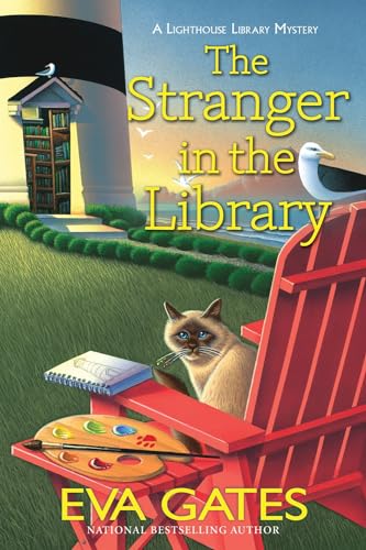 Stock image for The Stranger in the Library (A Lighthouse Library Mystery) [Hardcover] Gates, Eva for sale by Lakeside Books