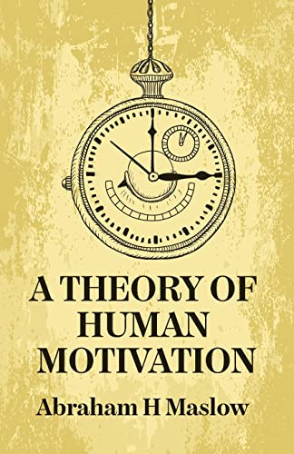 Imagen de archivo de A Theory Of Human Motivation a la venta por GreatBookPrices