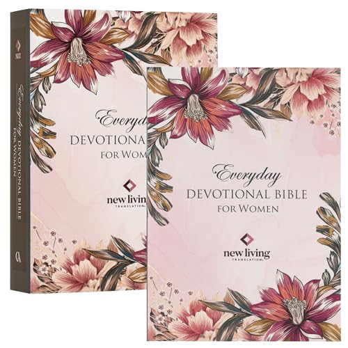 Stock image for NLT Holy Bible Everyday Devotional Bible for Women New Living Translation, Pink Lilly, Flexible Daily Bible Reading Plan Options for sale by Lakeside Books