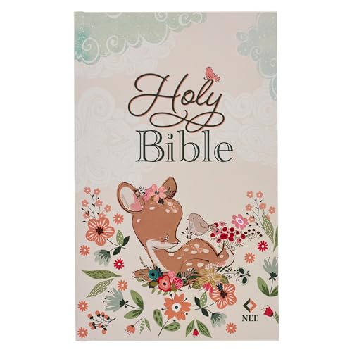 Stock image for NLT Keepsake Holy Bible for Baby Girls Baptism Easter, New Living Translation, Blush Pink for sale by Lakeside Books