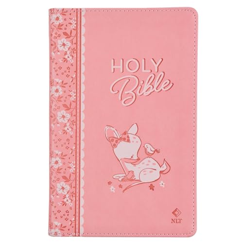 Stock image for NLT Keepsake Holy Bible for Baby Girls Baptism Easter, New Living Translation, Pink for sale by Lakeside Books
