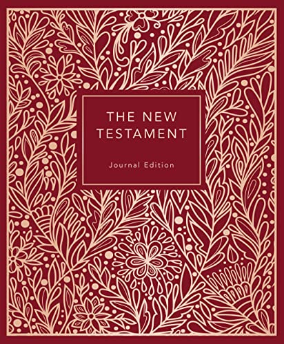 Stock image for The New Testament, Journal Edition, Christian Journal - Unlined, Burgandy Paperback  " October 3, 2022 for sale by ThriftBooks-Dallas