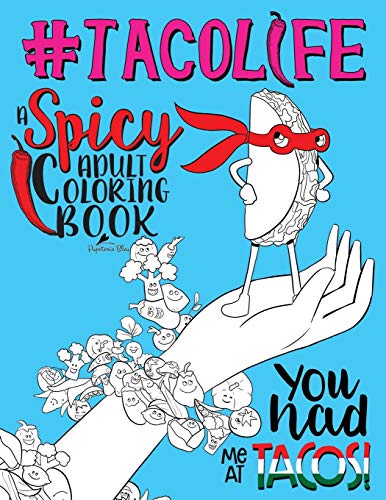 Taco Life A Spicy Adult Coloring Book Epub-Ebook