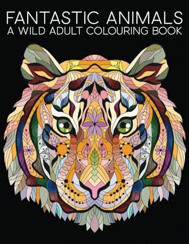 9781640010376: Fantastic Animals: A Wild Adult Colouring Book
