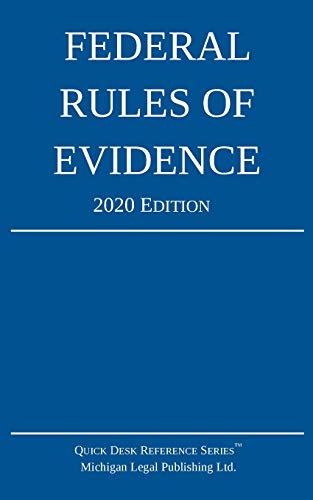 Stock image for Federal Rules of Evidence; 2020 Edition: With Internal Cross-References for sale by SecondSale