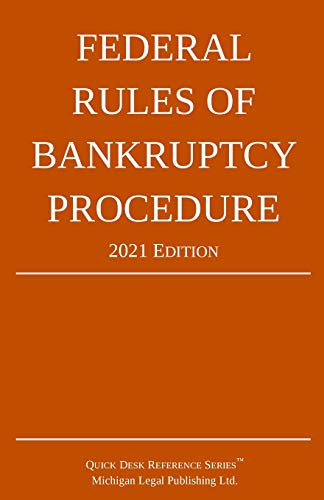 Beispielbild fr Federal Rules of Bankruptcy Procedure; 2021 Edition : With Statutory Supplement zum Verkauf von Better World Books