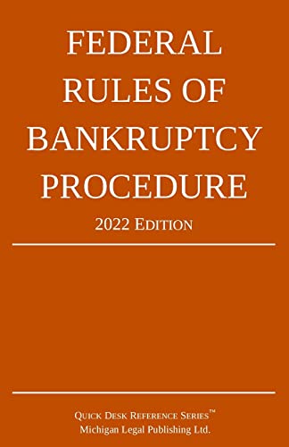 Stock image for Federal Rules of Bankruptcy Procedure; 2022 Edition: With Statutory Supplement for sale by BooksRun