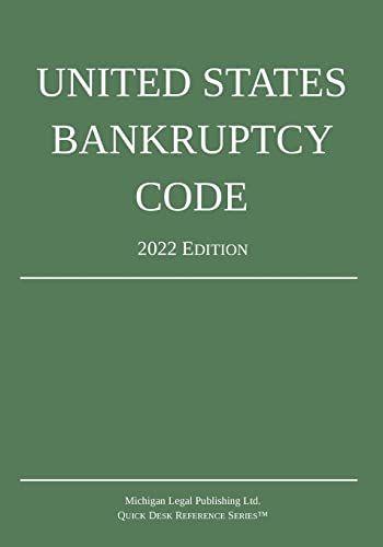 Stock image for United States Bankruptcy Code; 2022 Edition for sale by BooksRun
