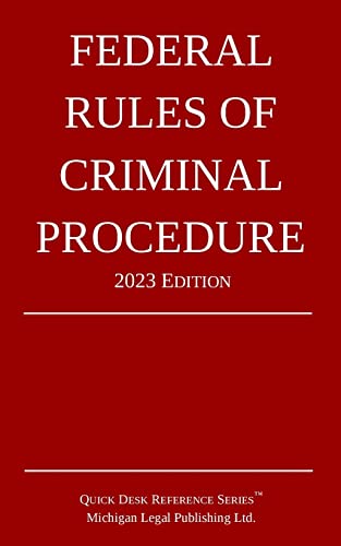 Beispielbild fr Federal Rules of Criminal Procedure; 2023 Edition zum Verkauf von Buchpark