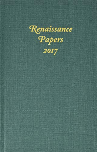 Stock image for RENAISSANCE PAPERS 2017 for sale by GLOVER'S BOOKERY, ABAA