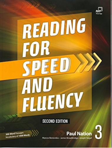 Stock image for Reading for Speed and Fluency 3, Second Edition Student Book for sale by Irish Booksellers