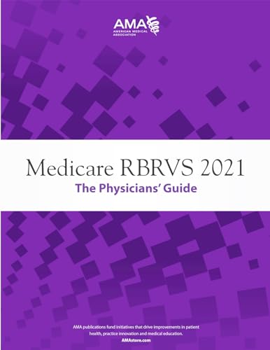 Stock image for Medicare RBRVS 2021: The Physicians' Guide for sale by BooksRun