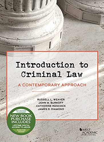 Stock image for Introduction To Criminal Law: A Contemporary Approach for sale by Revaluation Books