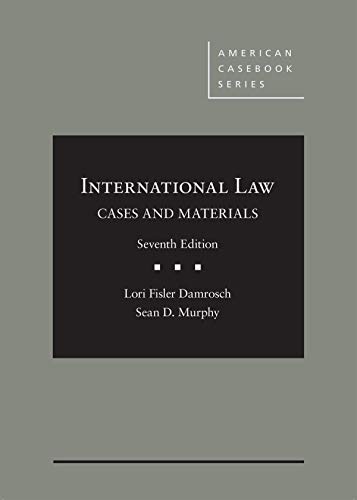 Beispielbild fr International Law, Cases and Materials (American Casebook Series) zum Verkauf von BooksRun