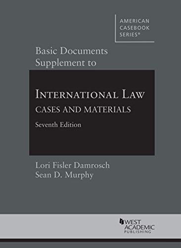 Beispielbild fr Basic Documents Supplement to International Law, Cases and Materials (American Casebook Series) zum Verkauf von BooksRun