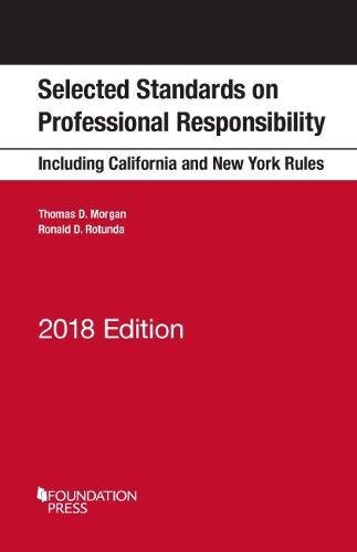 Beispielbild fr Selected Standards on Professional Responsibility zum Verkauf von Better World Books