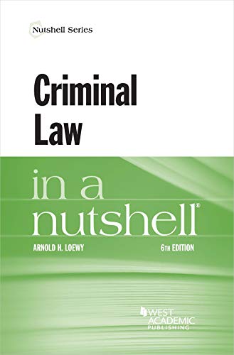 Stock image for Criminal Law in a Nutshell (Nutshells) for sale by Byrd Books