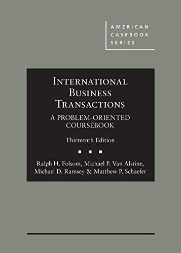 Stock image for International Business Transactions: A Problem-Oriented Coursebook for sale by Revaluation Books