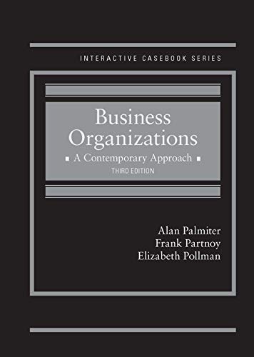 Imagen de archivo de Business Organizations: A Contemporary Approach (Interactive Casebook Series) a la venta por Books Unplugged