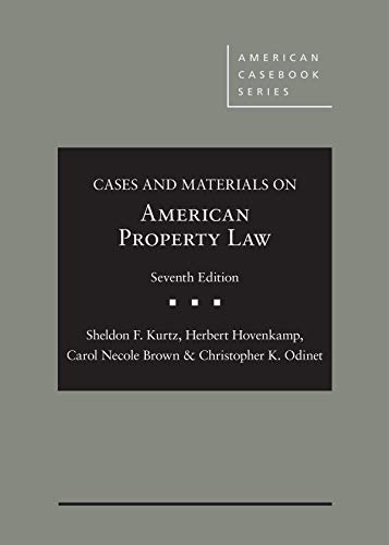 Stock image for Cases and Materials on American Property Law (American Casebook Series) for sale by GF Books, Inc.