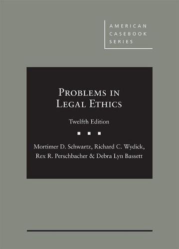 Stock image for Problems in Legal Ethics (American Casebook Series) for sale by SecondSale