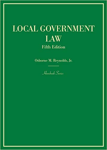 Beispielbild fr Local Government Law (Hornbooks) zum Verkauf von BooksRun