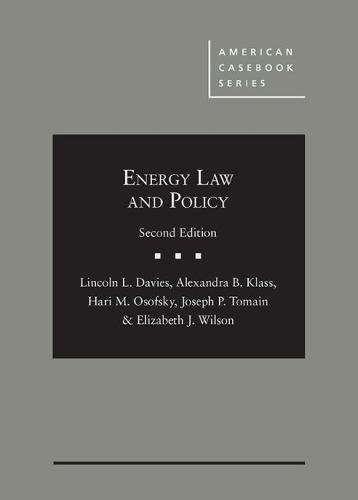 Beispielbild fr Energy Law and Policy (American Casebook Series) zum Verkauf von HPB-Red