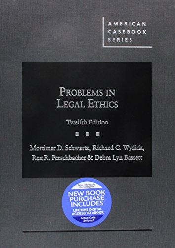 Imagen de archivo de Problems in Legal Ethics : CasebookPlus a la venta por Better World Books