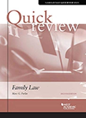 Imagen de archivo de Sum and Substance Quick Review of Family Law (Quick Reviews) a la venta por HPB-Red