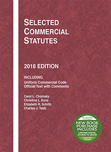 Stock image for Selected Commercial Statutes, 2018 Edition (Selected Statutes) for sale by HPB-Red