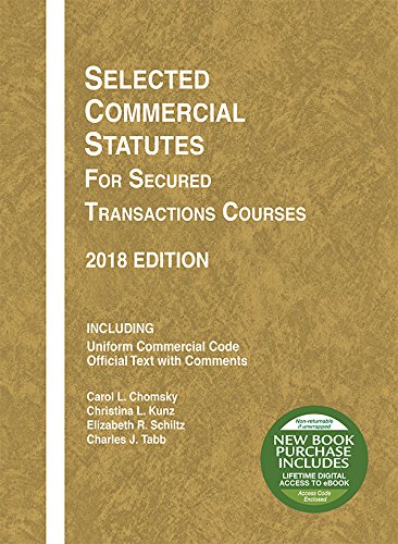 Imagen de archivo de Selected Commercial Statutes for Secured Transactions Courses, 20 a la venta por Hawking Books