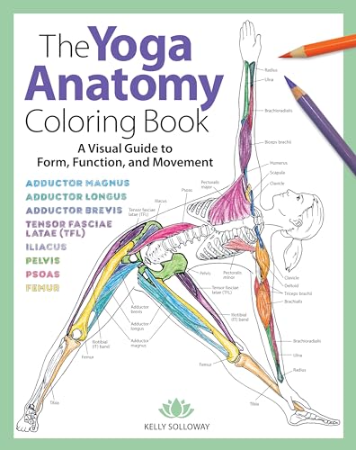 9781640210219: The Yoga Anatomy Coloring Book: A Visual Guide to Form, Function, and Movement: 1 (Anatomy Coloring Books)