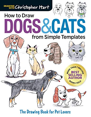 Beispielbild fr How to Draw Dogs Cats from Simple Templates: The Drawing Book for Pet Lovers zum Verkauf von Seattle Goodwill
