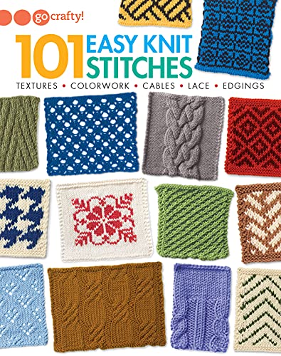 Imagen de archivo de 101 Easy Knit Stitches: Textures, Colorwork, Cables, Lace, Edgings a la venta por HPB-Ruby