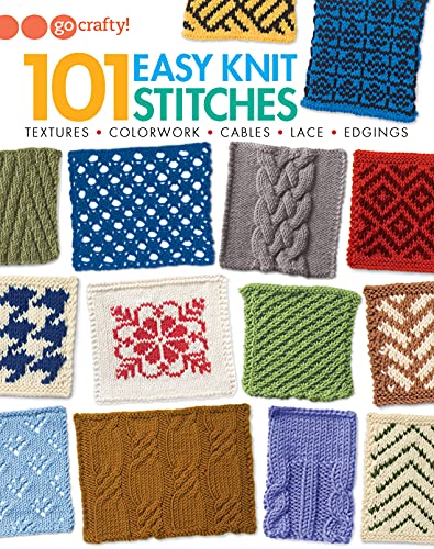 Stock image for 101 Easy Knit Stitches: Textures, Colorwork, Cables, Lace, Edgings for sale by HPB-Ruby