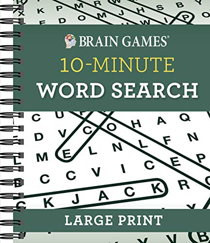 Stock image for Brain Games - 10 Minute: Word Search - Large Print for sale by Orion Tech