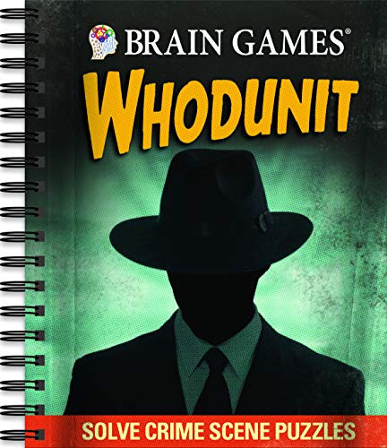 9781640305915: Brain Games Whodunit: Solve Crime Scene Puzzles