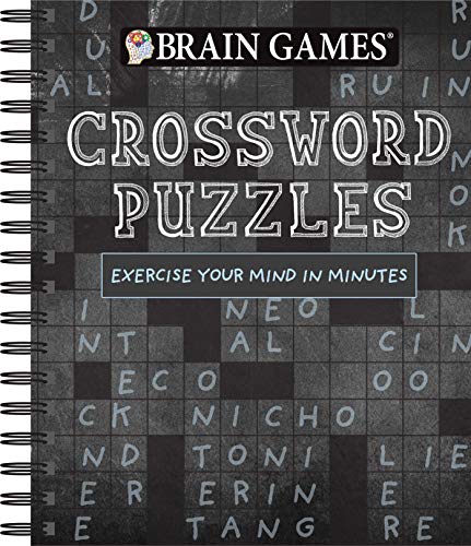 Beispielbild fr Brain Games - Crossword Puzzles (Chalkboard #1): Exercise Your Mind in Minutes (Volume 1) zum Verkauf von BooksRun