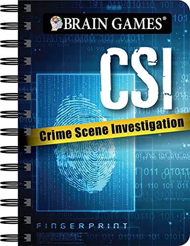 9781640306684: Brain Games - To Go - Csi: Crime Science Investigation Puzzles: Crime Scene Investigations
