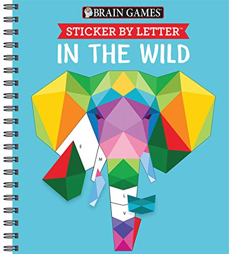 Beispielbild fr Brain Games - Sticker by Letter: In the Wild (Sticker Puzzles - Kids Activity Book) zum Verkauf von Wonder Book