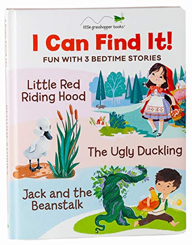 Stock image for I Can Find It! Fun with 3 Bedtime Stories (Large Padded Board Book): Little Red Riding Hood, the Ugly Duckling, Jack and the Beanstalk for sale by ThriftBooks-Dallas